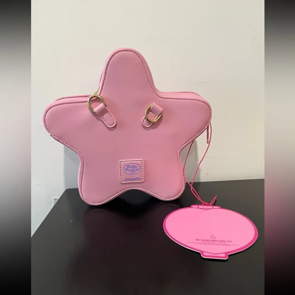 Cakeworthy x Mattel Polly Pocket Star Purse Pink - Image 4