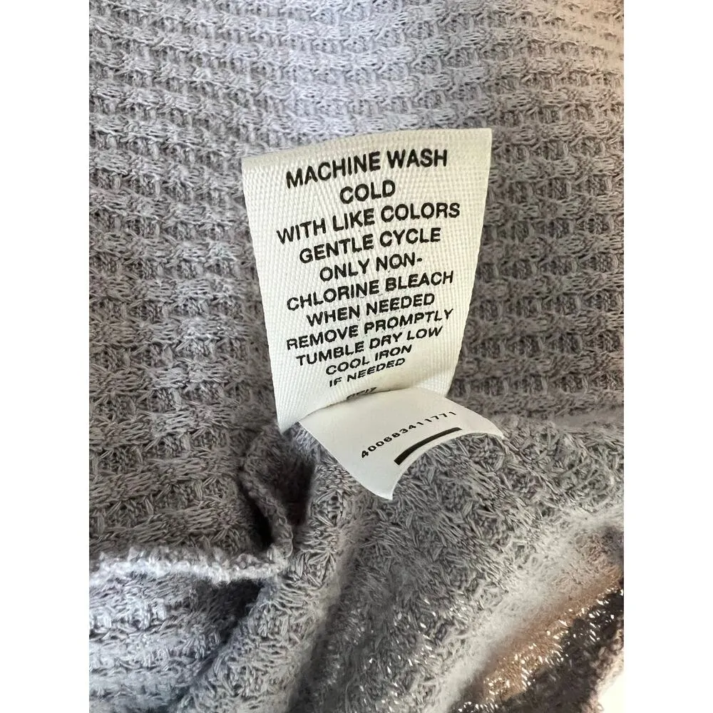 Mudd  Button Up Gray Blouse Small - Image 8