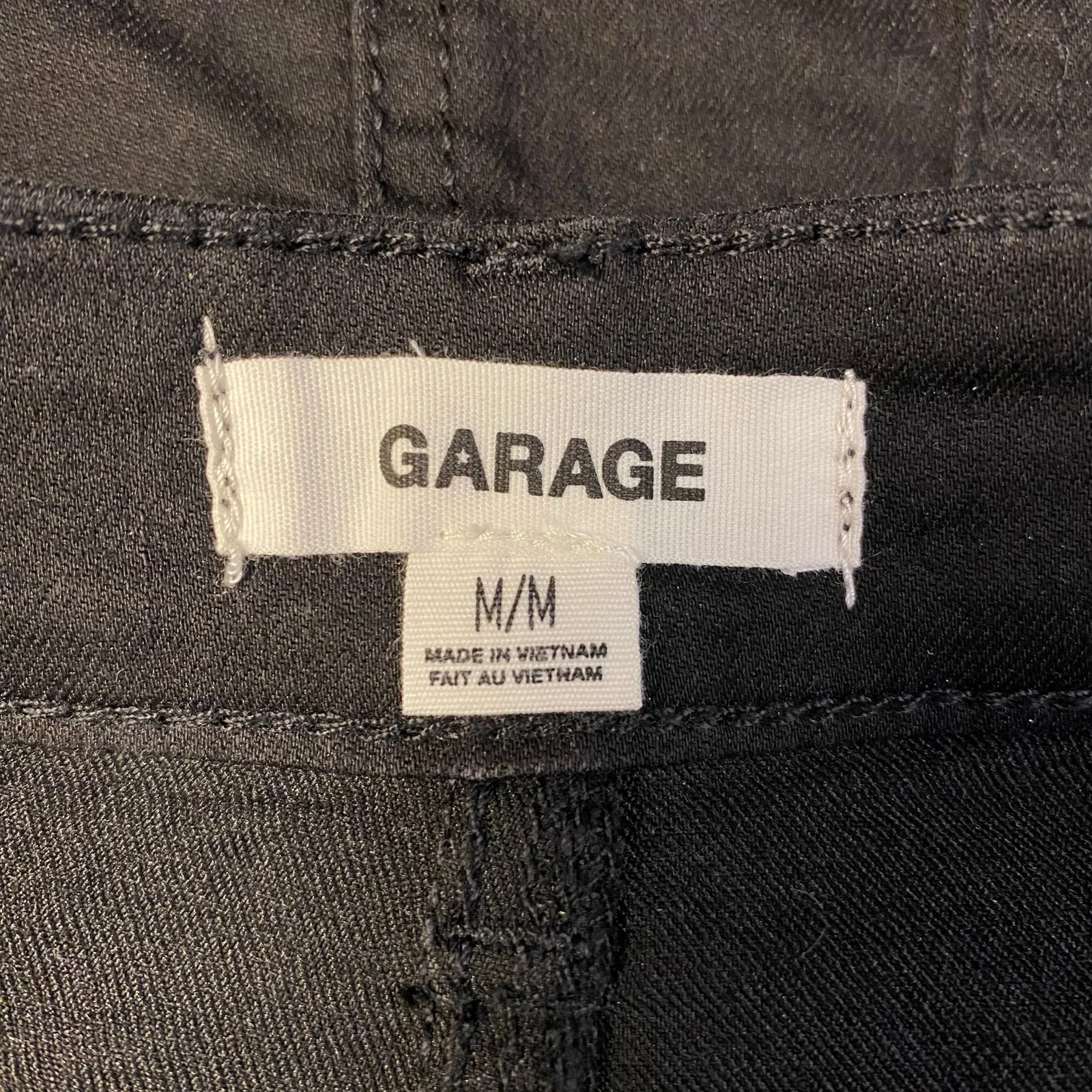 Garage Black Casual‎ Mini Skirt Womens Size M Grunge Minimalist - Image 2