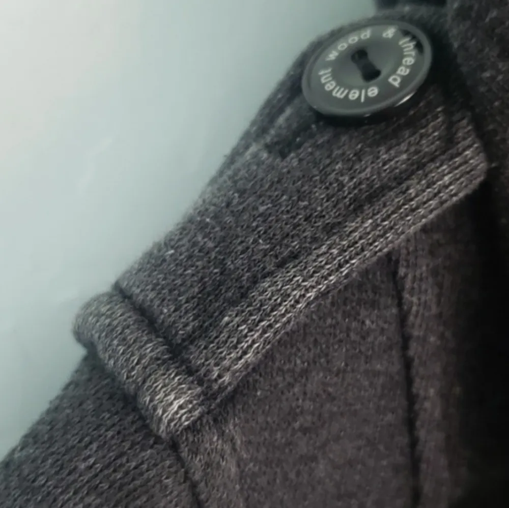 Vintage Element skater y2k button front hoodie sweatshirt jacket Gray Size undefined - Image 6