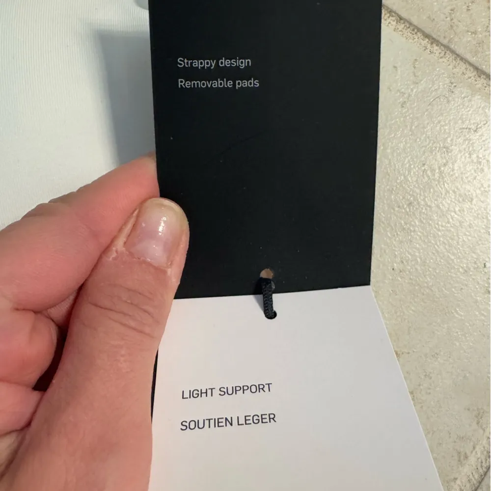 NWT  Women's Indy Open-Back Low-Impact Sports Bra White, M - Image 6