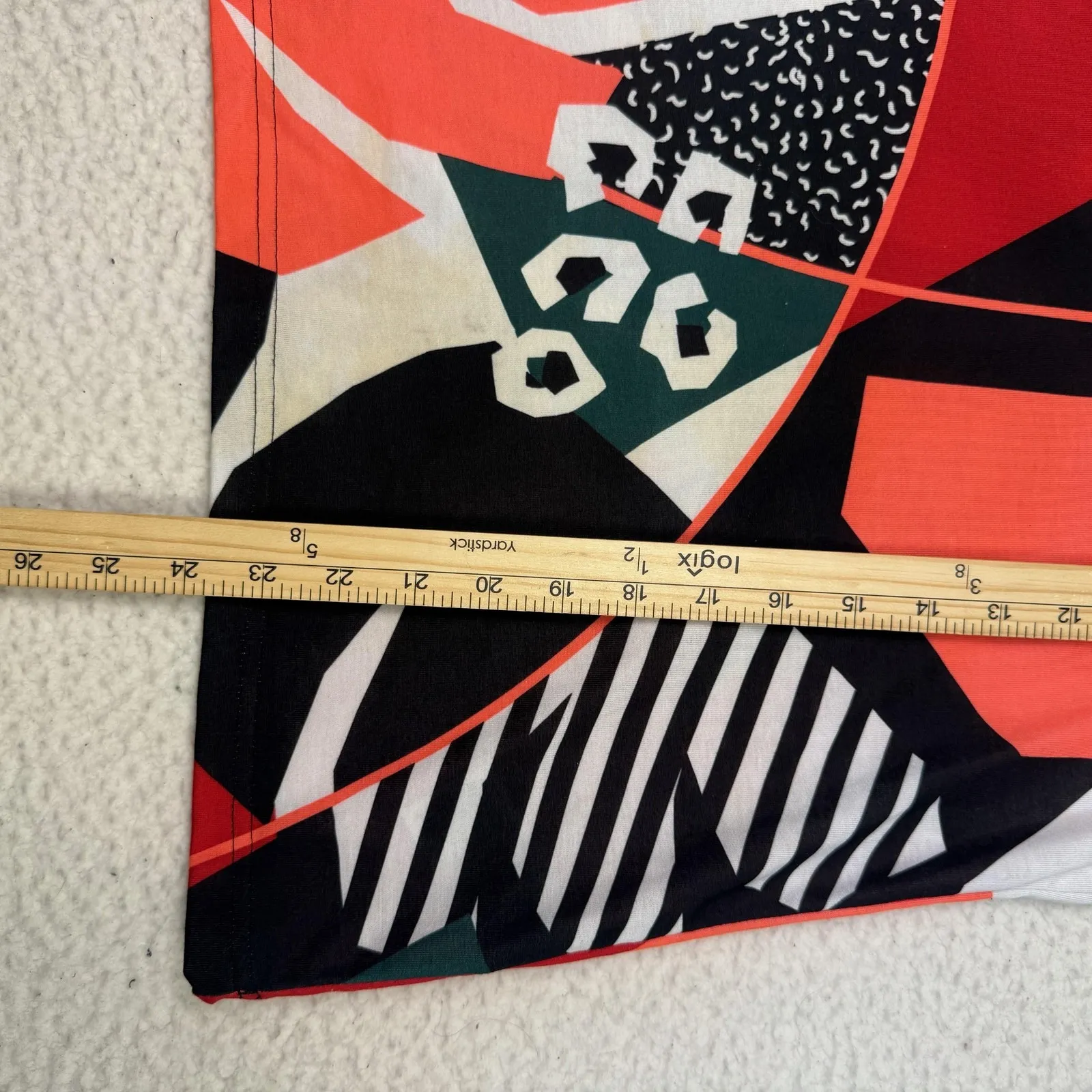 Adidas Farm Rio Shirt Womens Small Multicolor Geometric Abstract Crew Neck Tee - Image 6