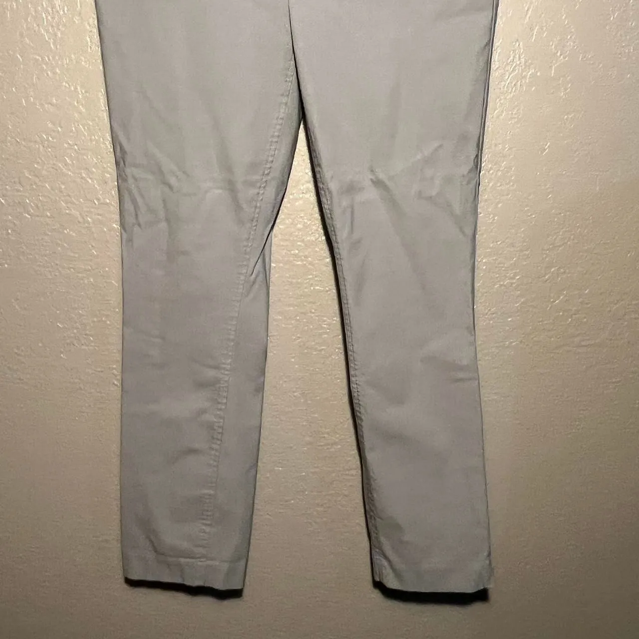 Women's Grey and Blue Jeans Size 8 Cargo Pants Pocketed Gray - Image 2