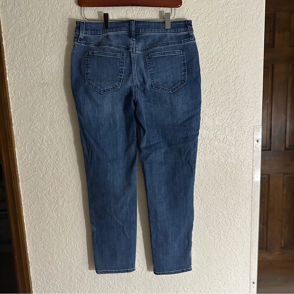 Chicos So Slimming Girlfriend Slim Leg Ankle Medium Wash Denim‎ Jeans 4R - 0R SM - Image 4