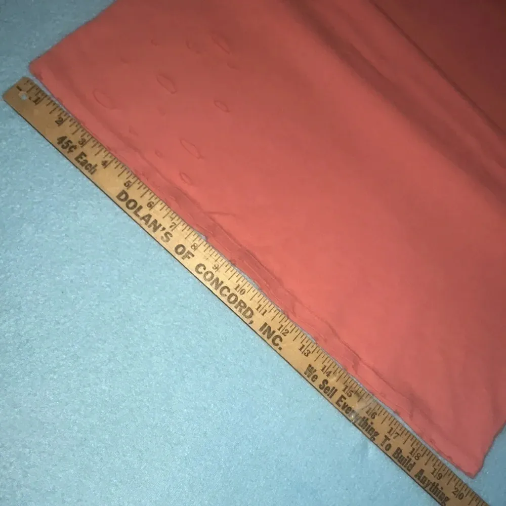 ABOUND Distressed midi dress puffy short sleeves salmon color NEW size XL - Image 8