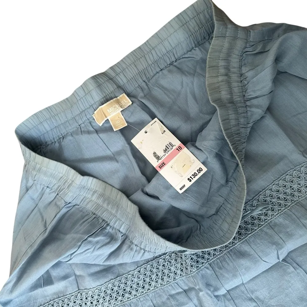 Michael Kors Women's Ombre Tiered Full Maxi Skirt - Blue, Size 10 - Image 3