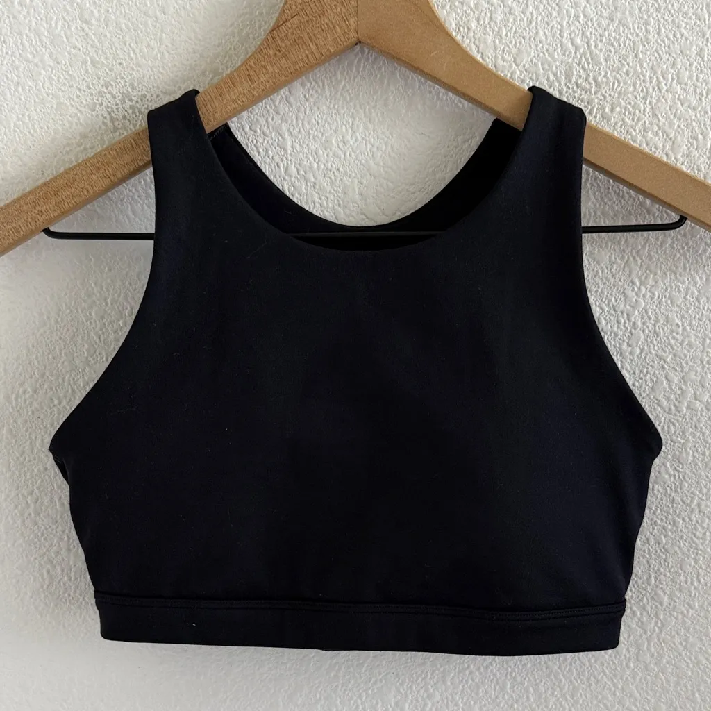 GapFit Power High Impact Racerback Sports Bra Black Small - Image 3