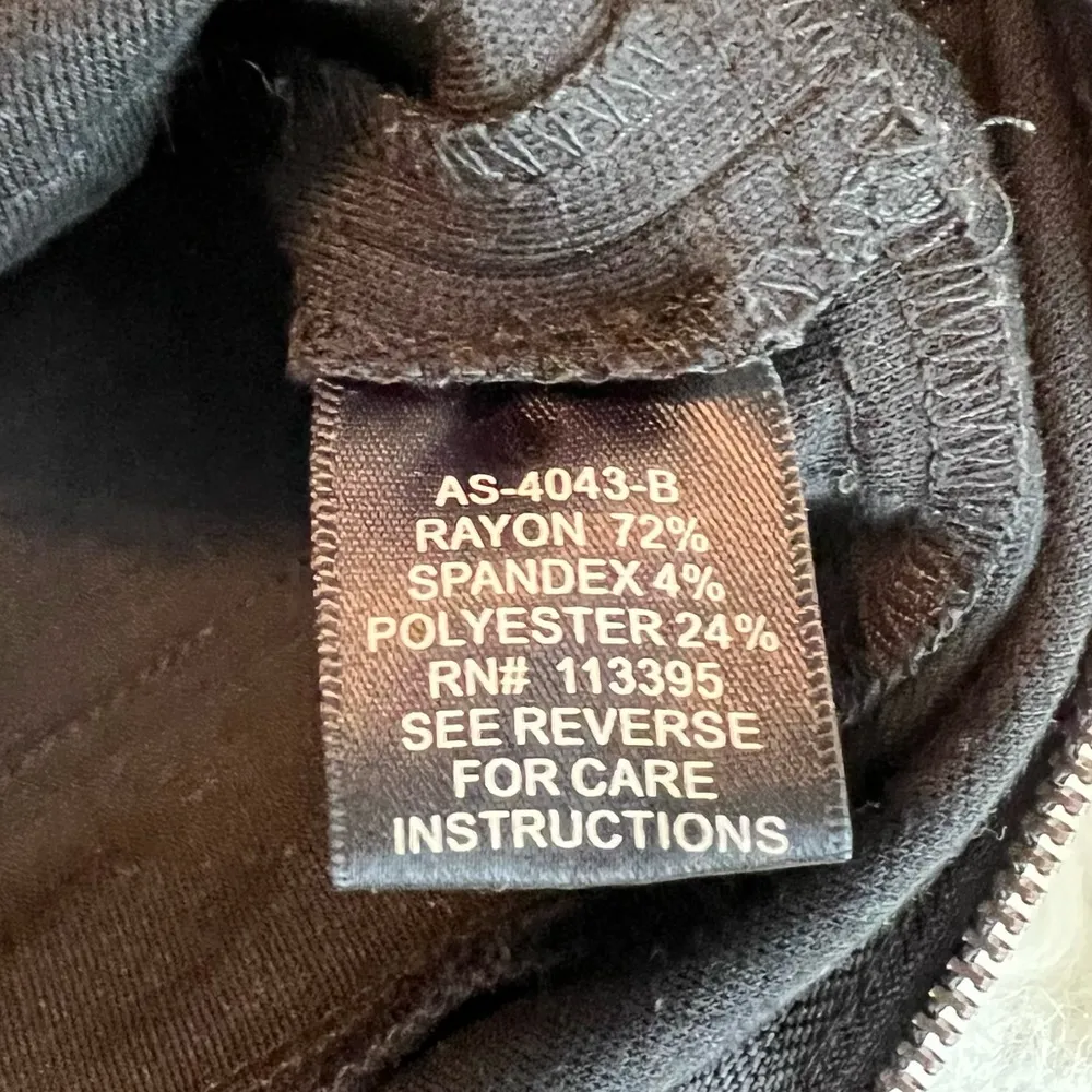 Aryn K. Zipper teeth medium Skirt Ruffle Trim Ponte Mini Skirt Black unique - Image 8