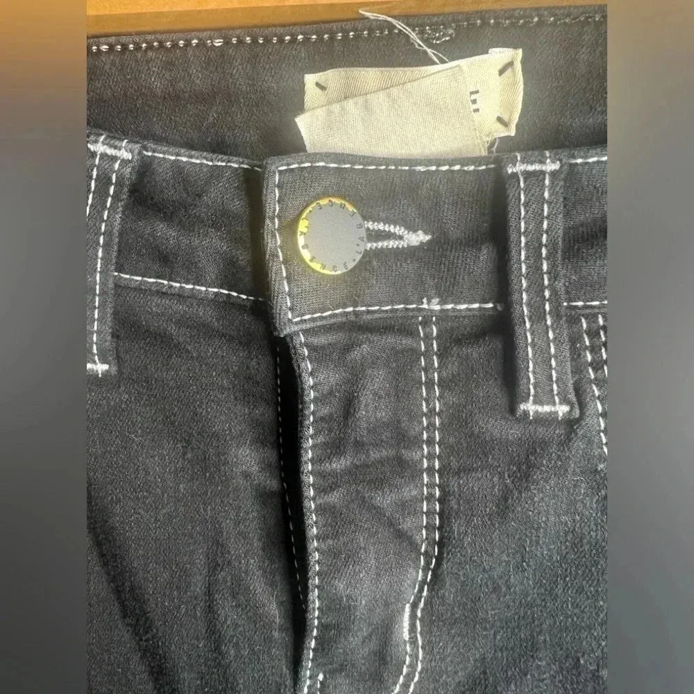 L'AGENCE Margot Skinny High Rise Noir Contrast 24 - Image 3