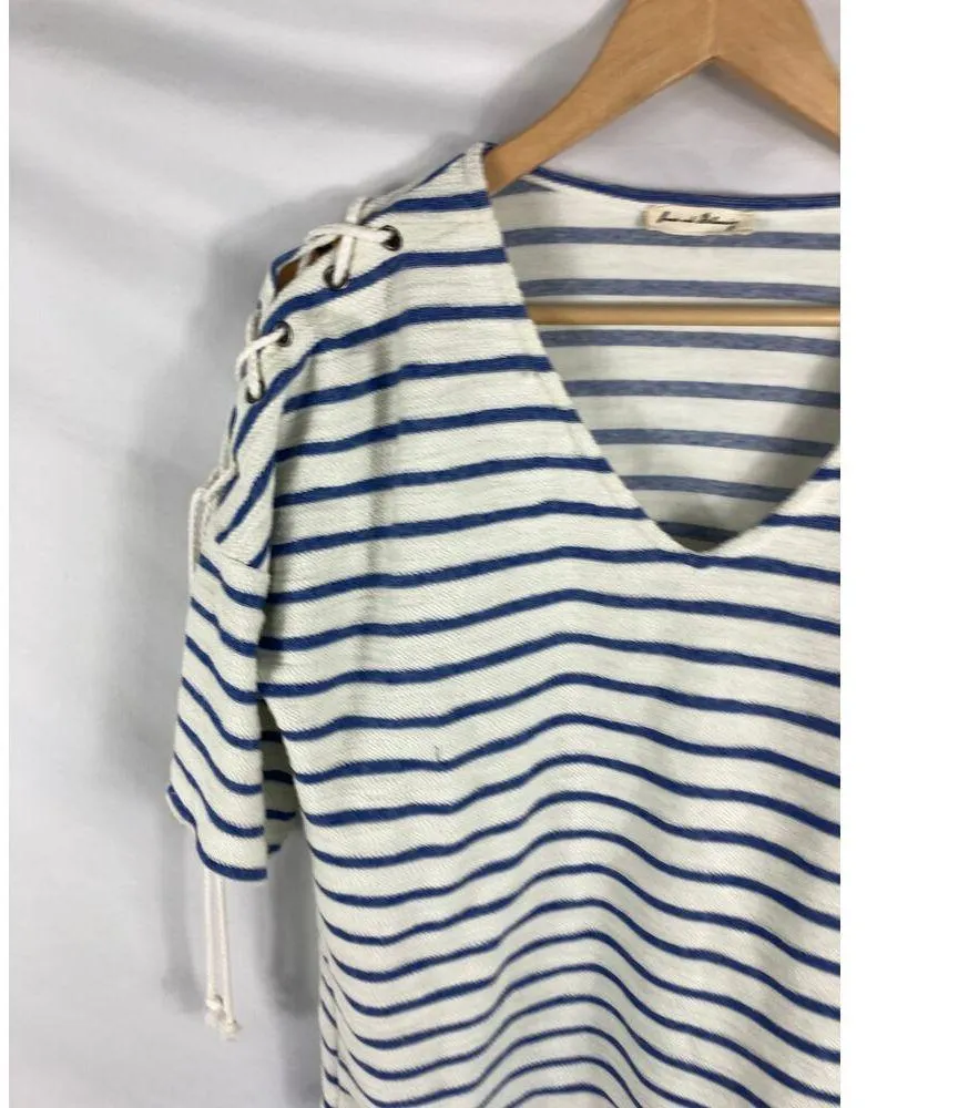 Jane and Delancey Stripe V Neck Knit Top Size XXL - Image 5