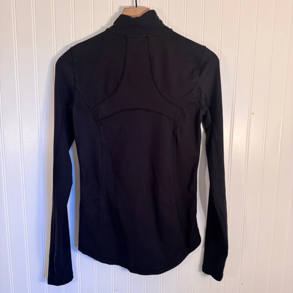 Betsey Johnson Black Performance Sport Jacket with Gold Accent Women’s Size XS - Image 6