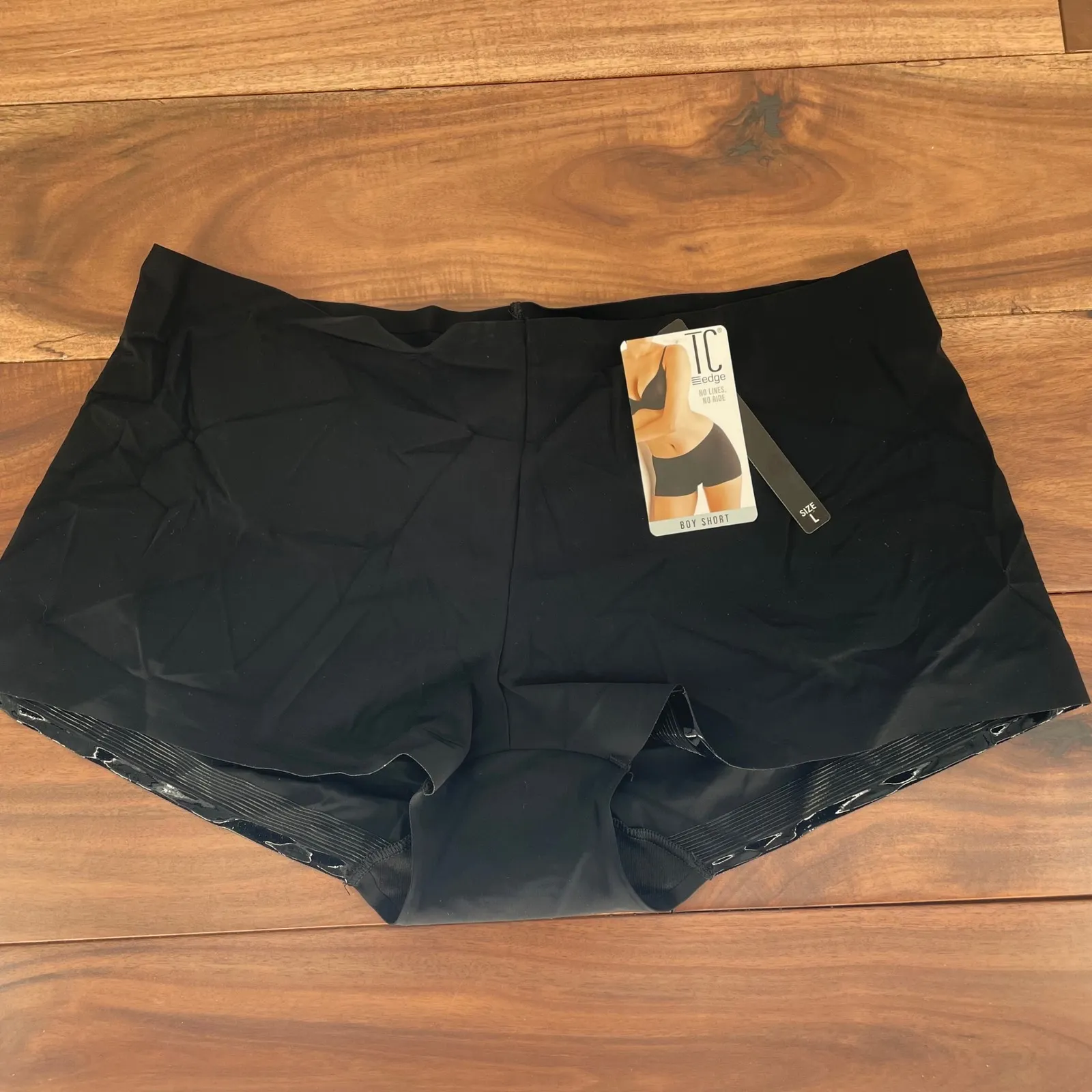 Shapermint Essentials Black Seamless Body Short Shorts Shapewear Size L Size L - Image 4