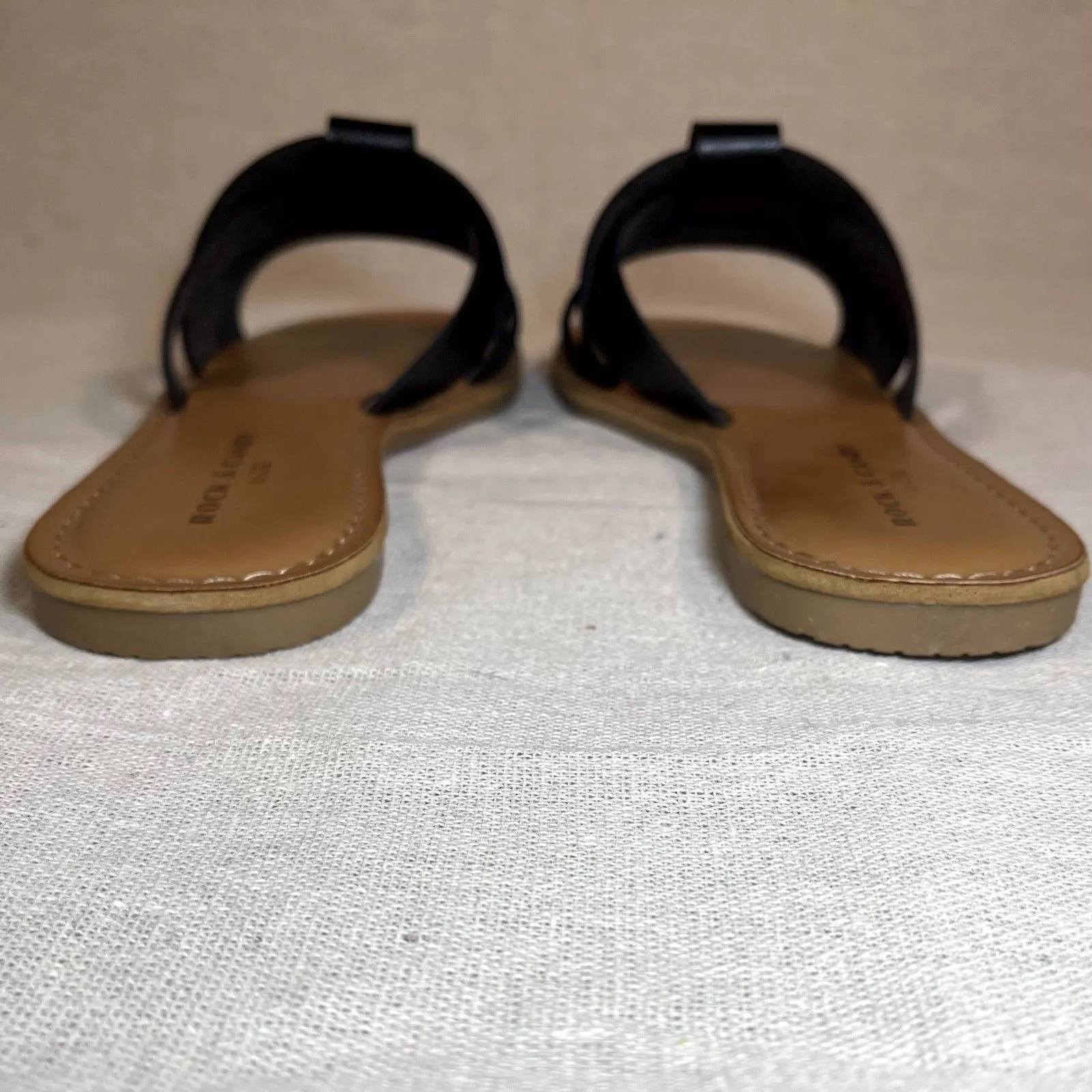 Rock & Candy by Zigi | NIB Black Faux Leather Analysa Sandals | Size 7 - Image 6