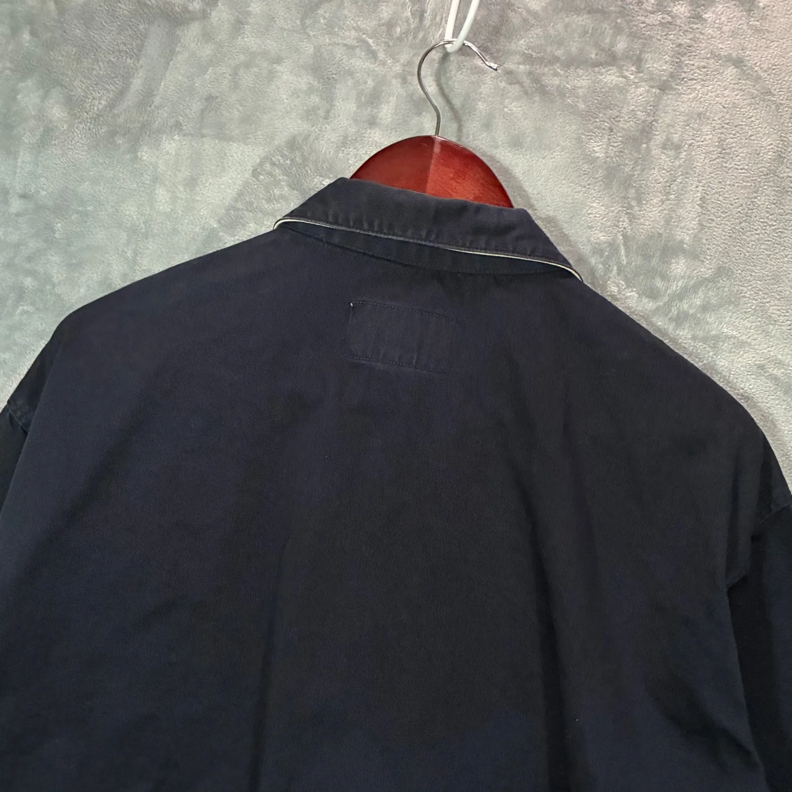 VTG GAP Cropped Full Zip Jacket Lightweight Women's M Navy Blue - Image 5