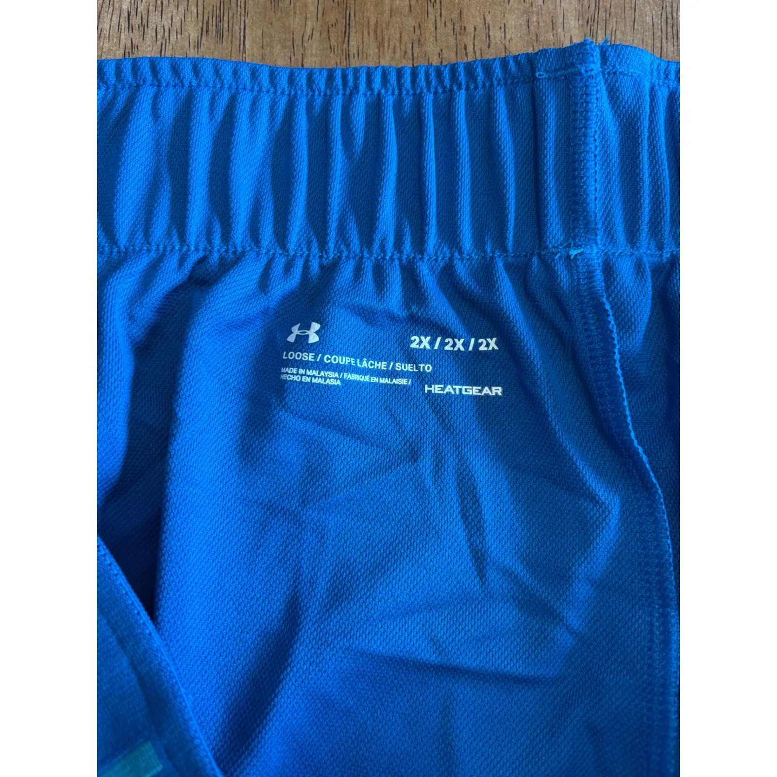 Under Armour Play Up‎ 3.0 Shorts Loose Fit Athletic Blue 2X - Image 5