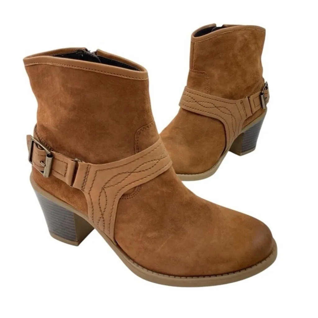 *Earth Lina Arlington Boots Womens 8.5 Brown Leather Western Cowgirlcore Festiva - Image 5