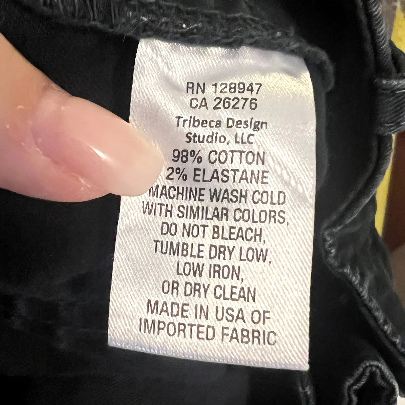 nili lotan cropped military pant size 2 cotton washed black - Image 7