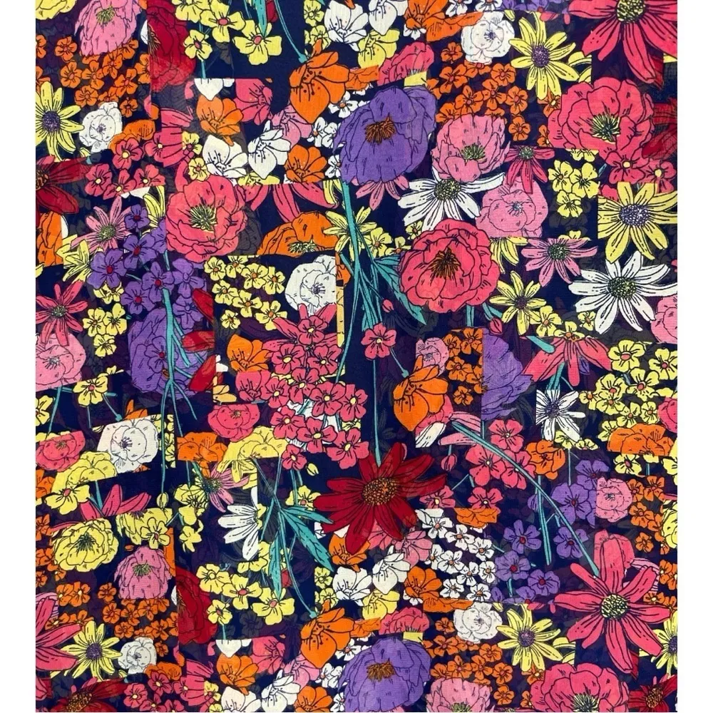 LuLaRoe Waterfall Kimono, Sheer, Vibrate Floral Design Size S - Image 3