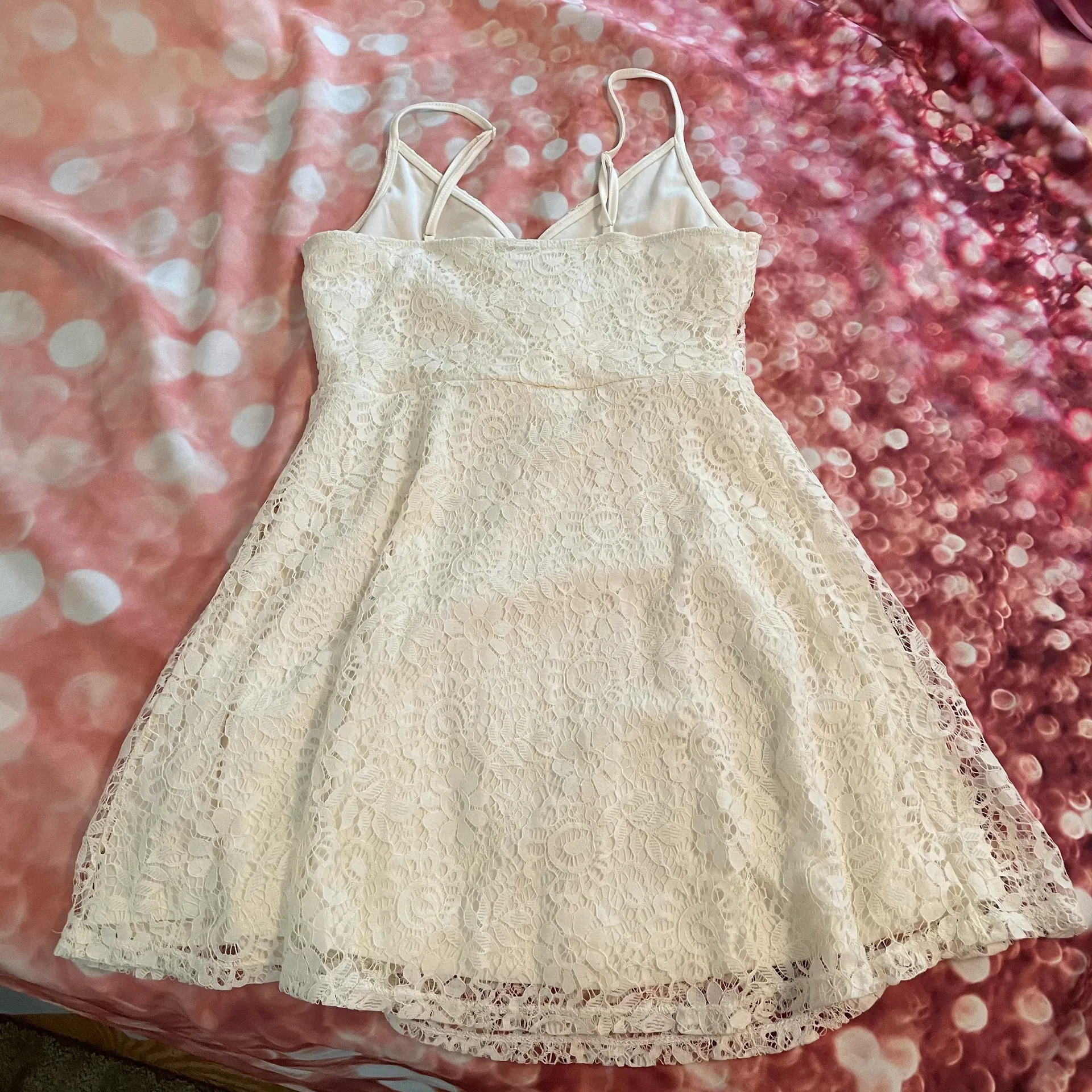 Love Fire Lace Wrap Dress - Image 4
