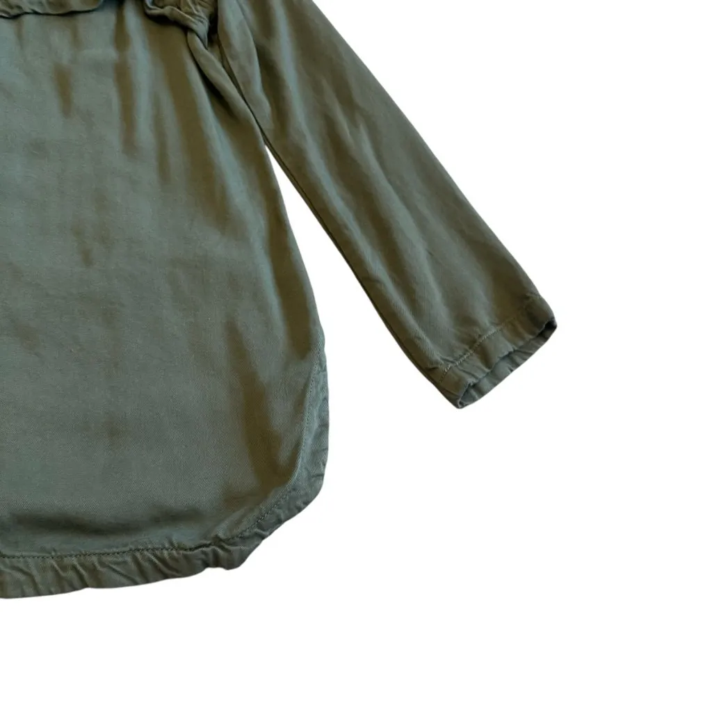 Triple Five Soul Forest Green Sweater Jacket Snap - Image 9