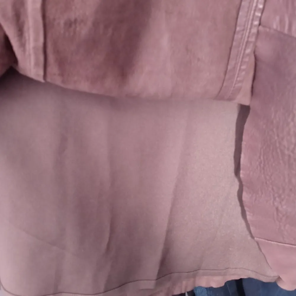 Halston Heritage Taupe Leather Skirt Size 8 - Image 12