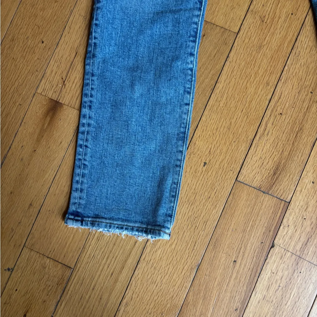 NWT Madewell Women's Straight Leg “Tomboy” Jeans in Light Blue - Image 7