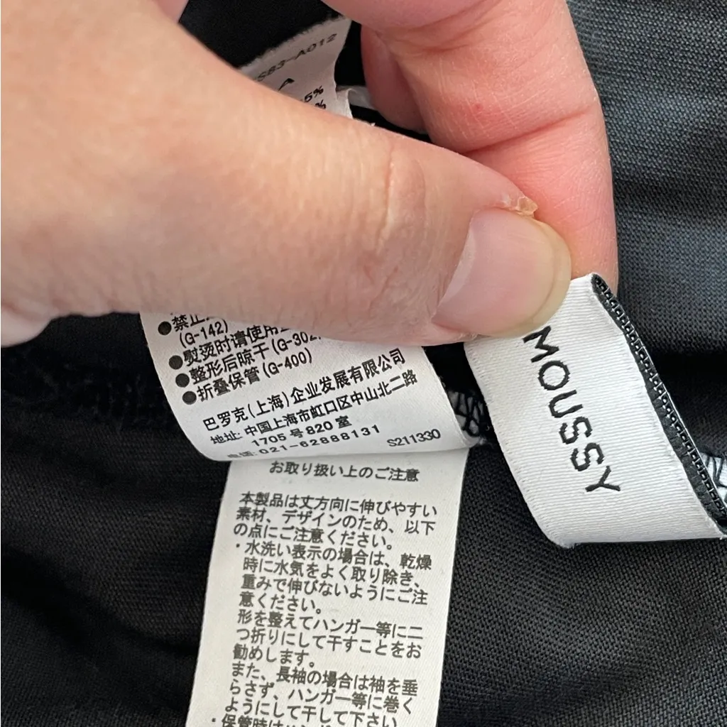 Azul Moussy Jumpsuit wide leg womens Gray small casual comfy minimalist lounge - Image 8