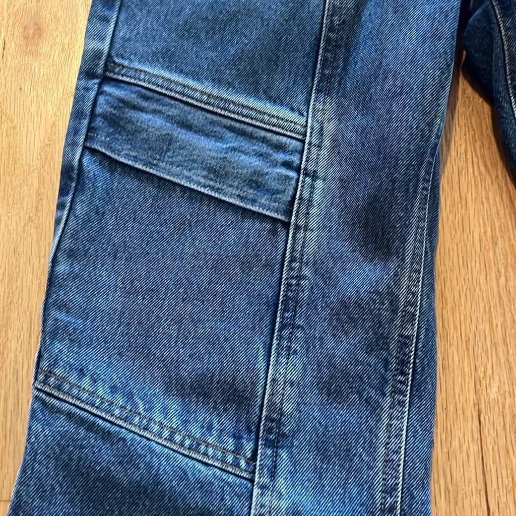 Agolde Cooper Cargo Double Knee Jeans Sz 26 - Image 7