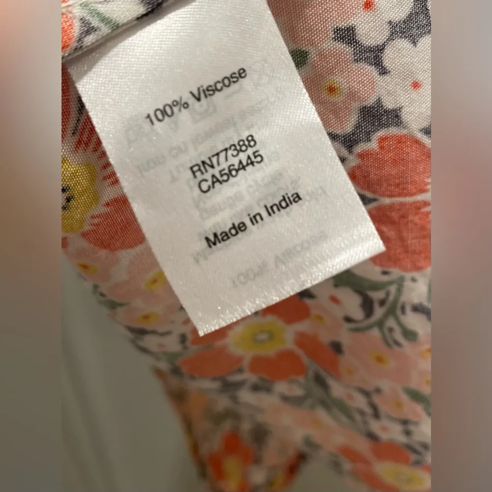 J. Crew Mercantile Multicolor Floral Midi Wrap Dress - S - Image 11