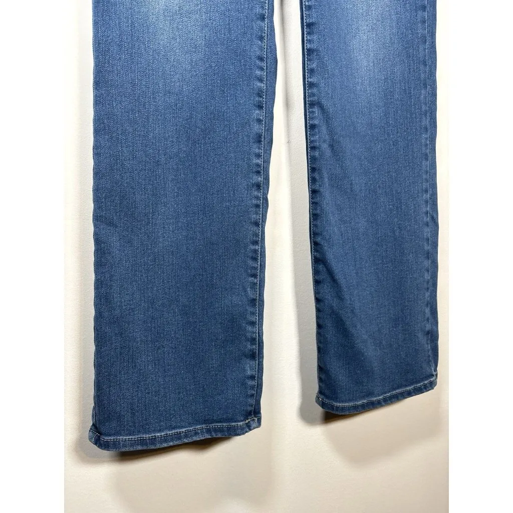 NYDJ + Chicos Straight Leg Lift & Tuck Medium Wash Jeans Classic US Size 4 - Image 3