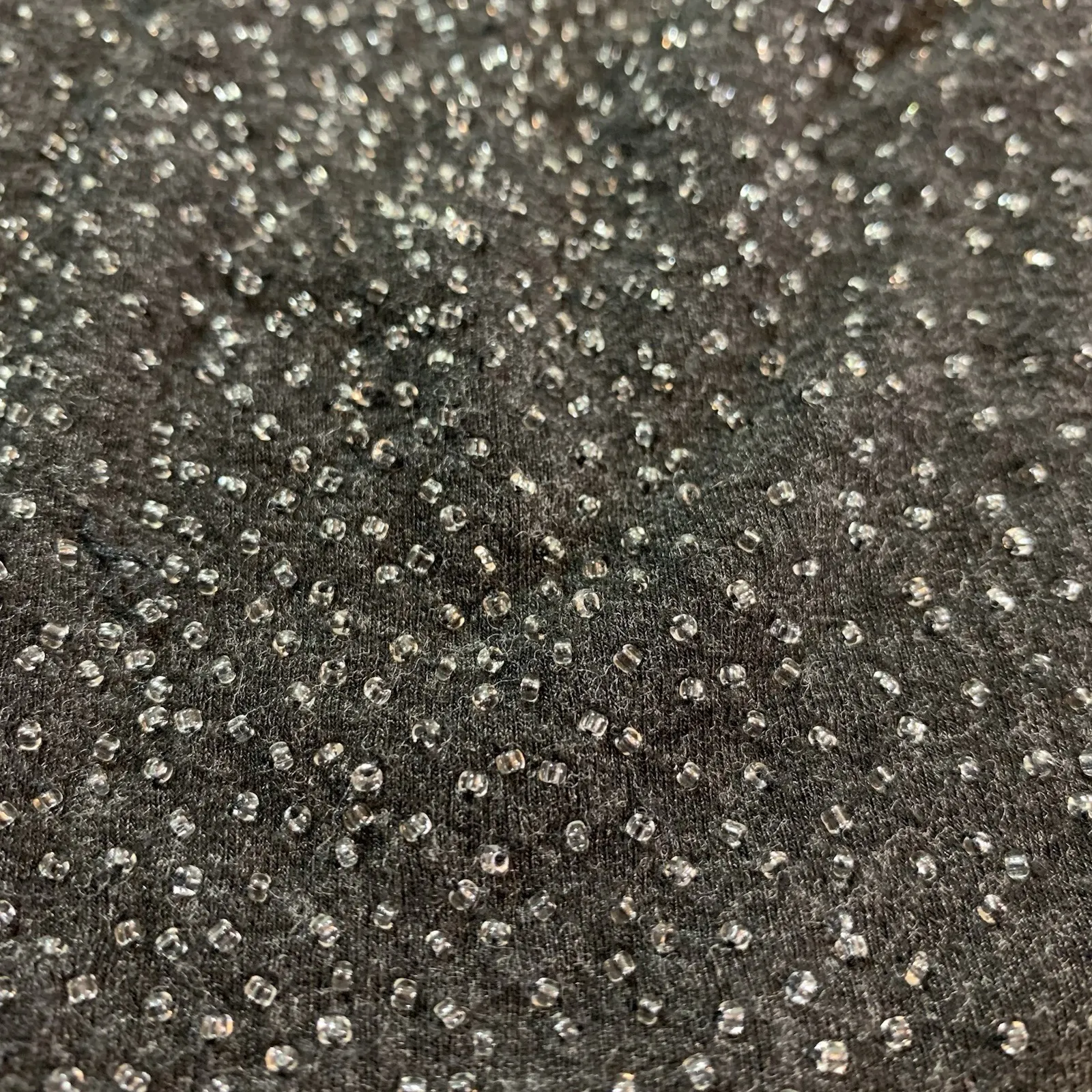 Eileen‎ Fisher Beaded Draped Shirt Womens XL Black Slouchy Dolman Sophisticated - Image 6