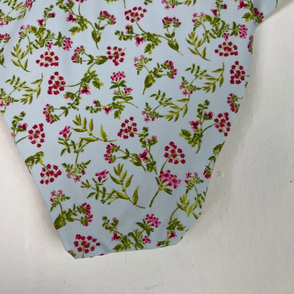 NWT J. Crew Curved Waist Cheeky Bikini Bottom Cloud Meadow Floral Size Small S - Image 12