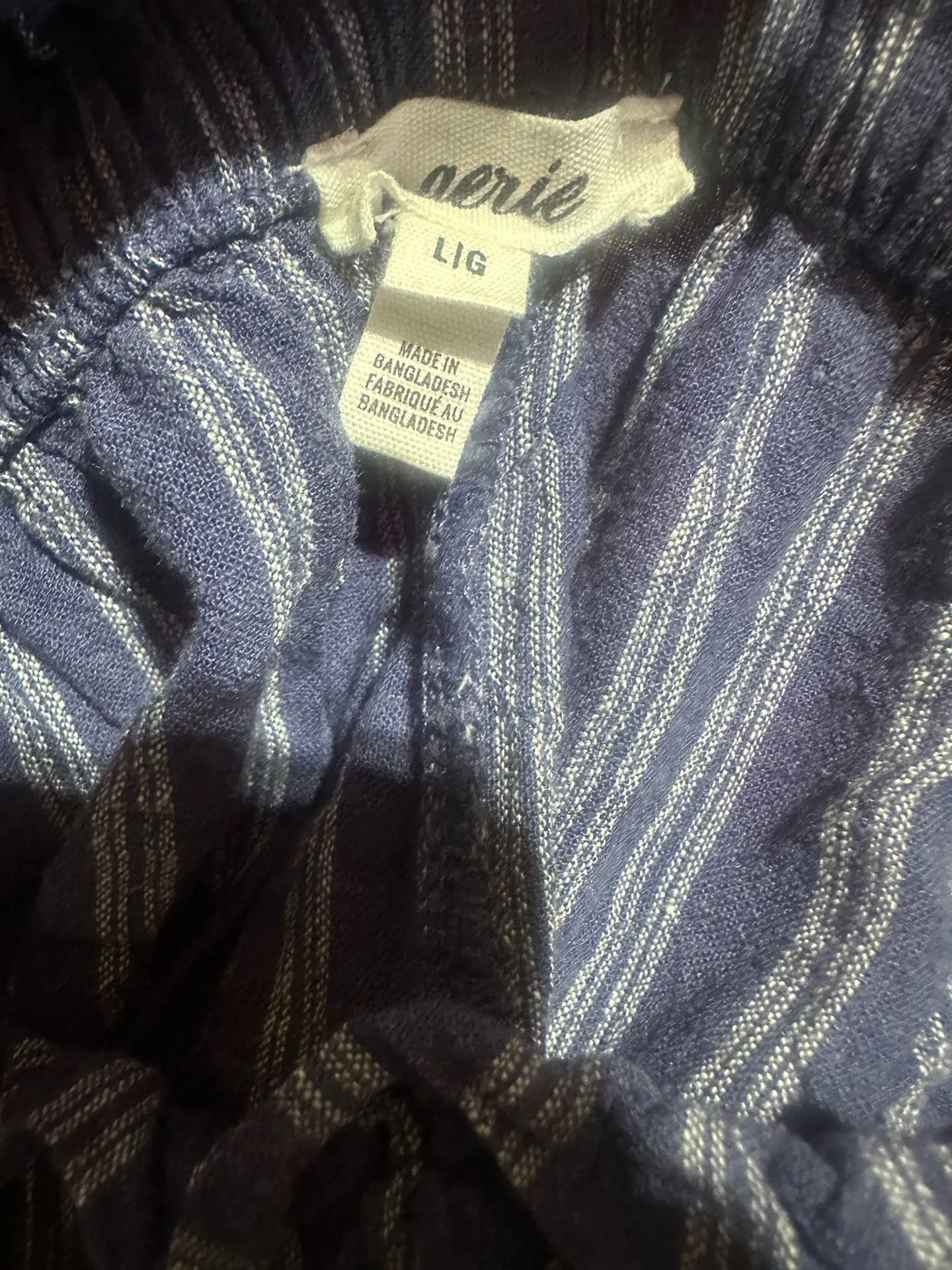 Aerie Linen Pants Wide-Leg Beach - Image 2