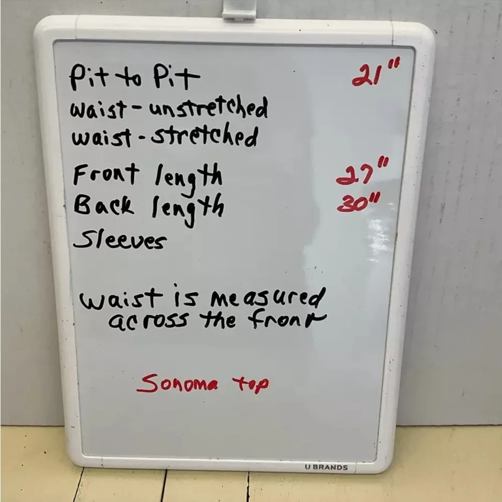 Sonoma Dark Navy Sleeveless Top with Star Pattern - Image 10