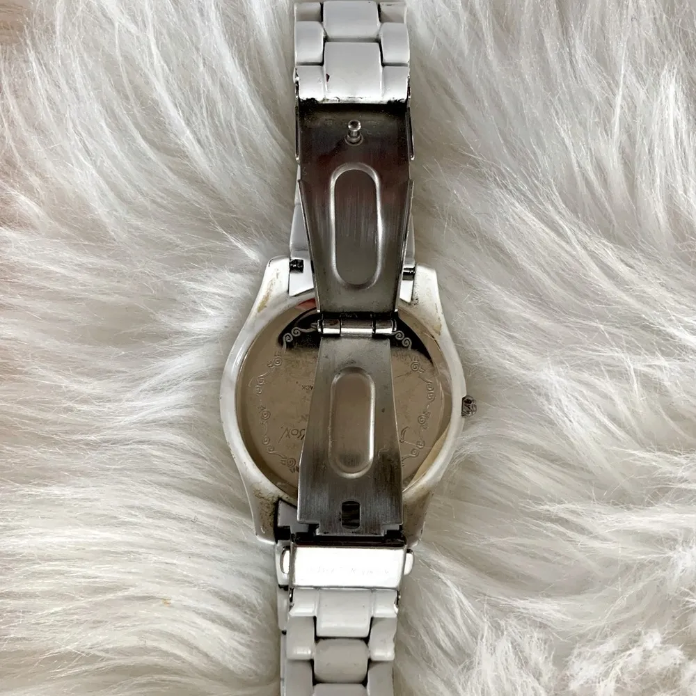 Betsey Johnson White Colored Numbers Watch - Image 3