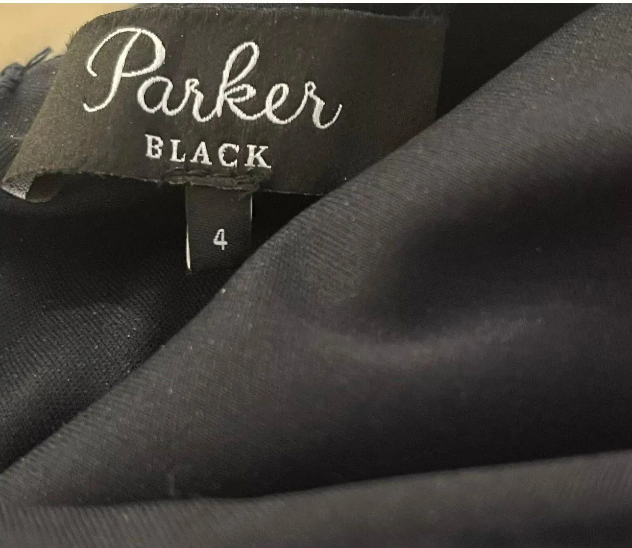 Sequined Cocktail Navy Dress Bling Rave Sz 4 Cinched Side New Year - Image 5