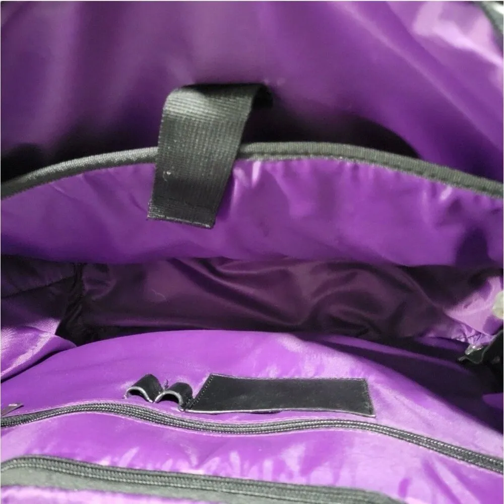 CALPAK Zanny Carry On Bag Zebra Animal Print Rolling Tote Collection Laptop NWT Black - Image 6