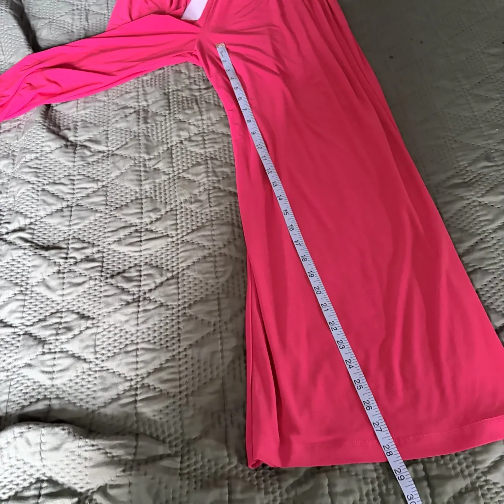 NWT Dear Scarlett Wide Leg Pants Red Size M - Image 8