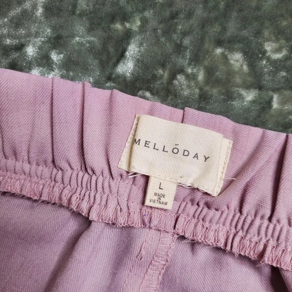 Melloday Purple High Waist Shorts - Image 6