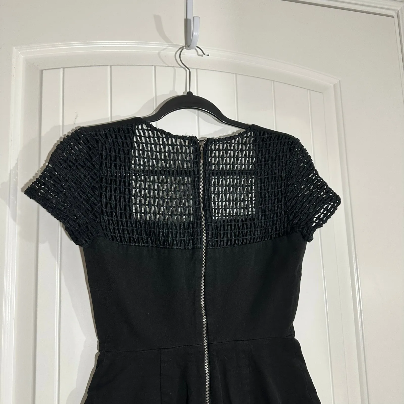 Roland Mouret for Banana Republic | Black Dress Square‎ Neck | Women's 6 - Image 6