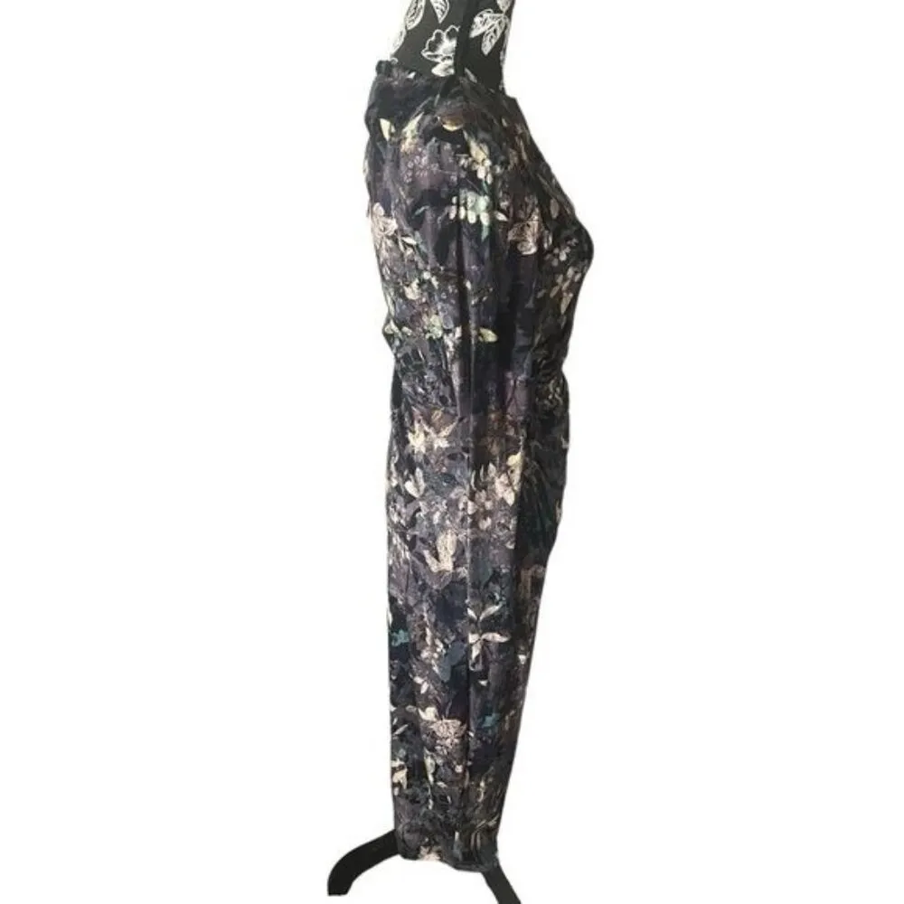 Peruvian Connection Women’s Maxi Dress Floral Long Sleeve Colorful Small - Image 2