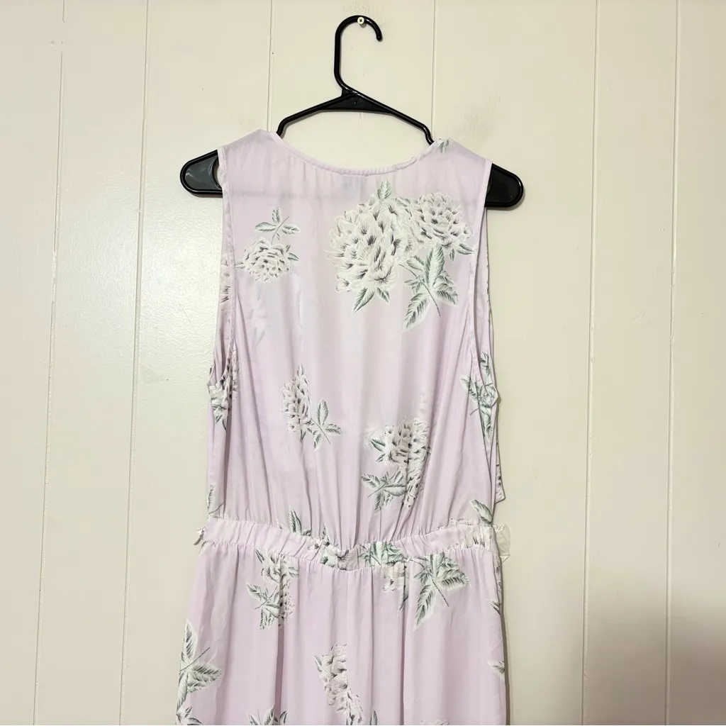 Show Me Your Mumu Jackson Lilac  Floral Jumpsuit Revolve Size XL - Image 8