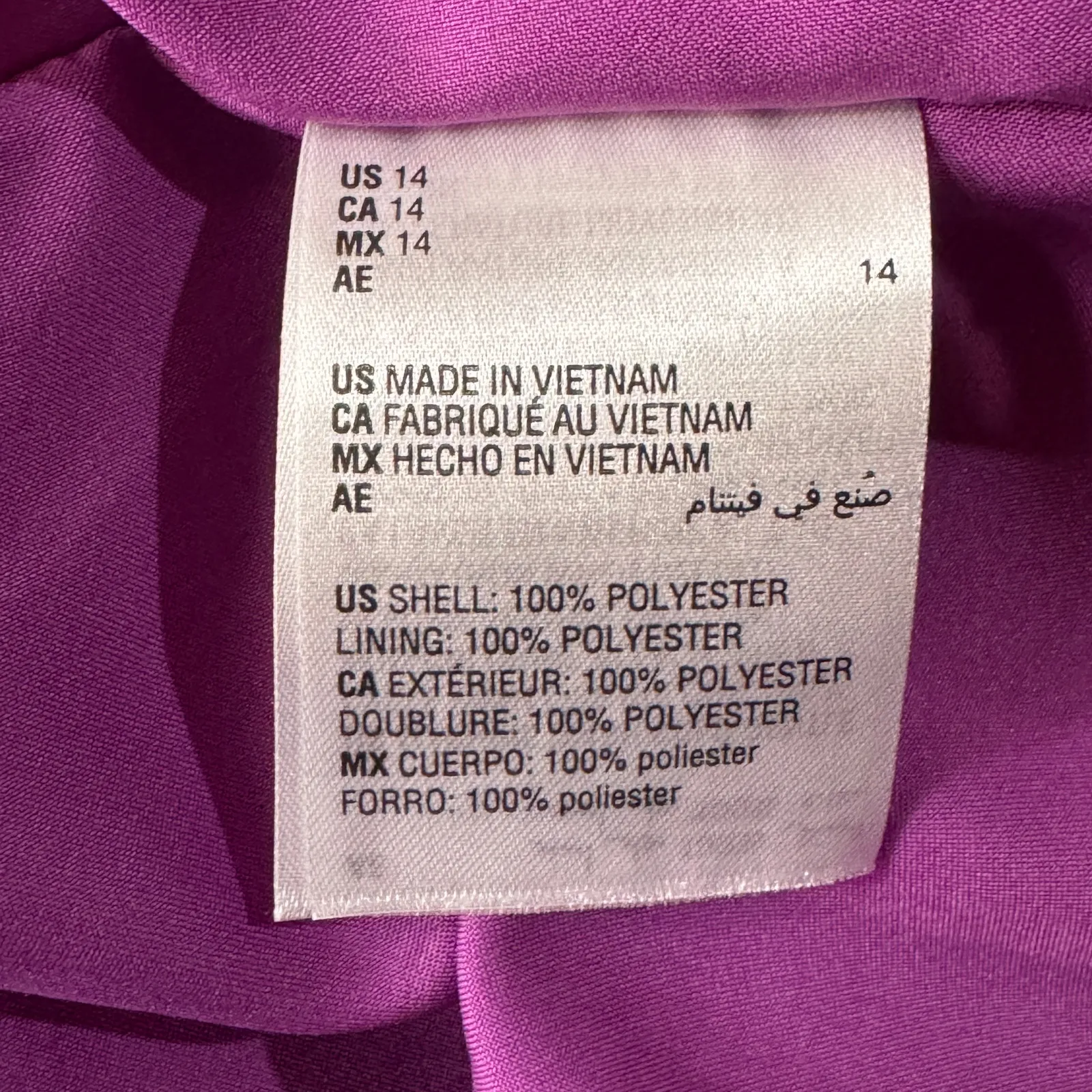 Bar III SZ 14 Maxi Dress V-Neck Spaghetti Straps Lined Slits Rear Zip Amethyst - Image 11