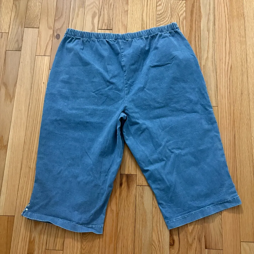 Quacker Factory  XL Capri denim jeans - Image 7