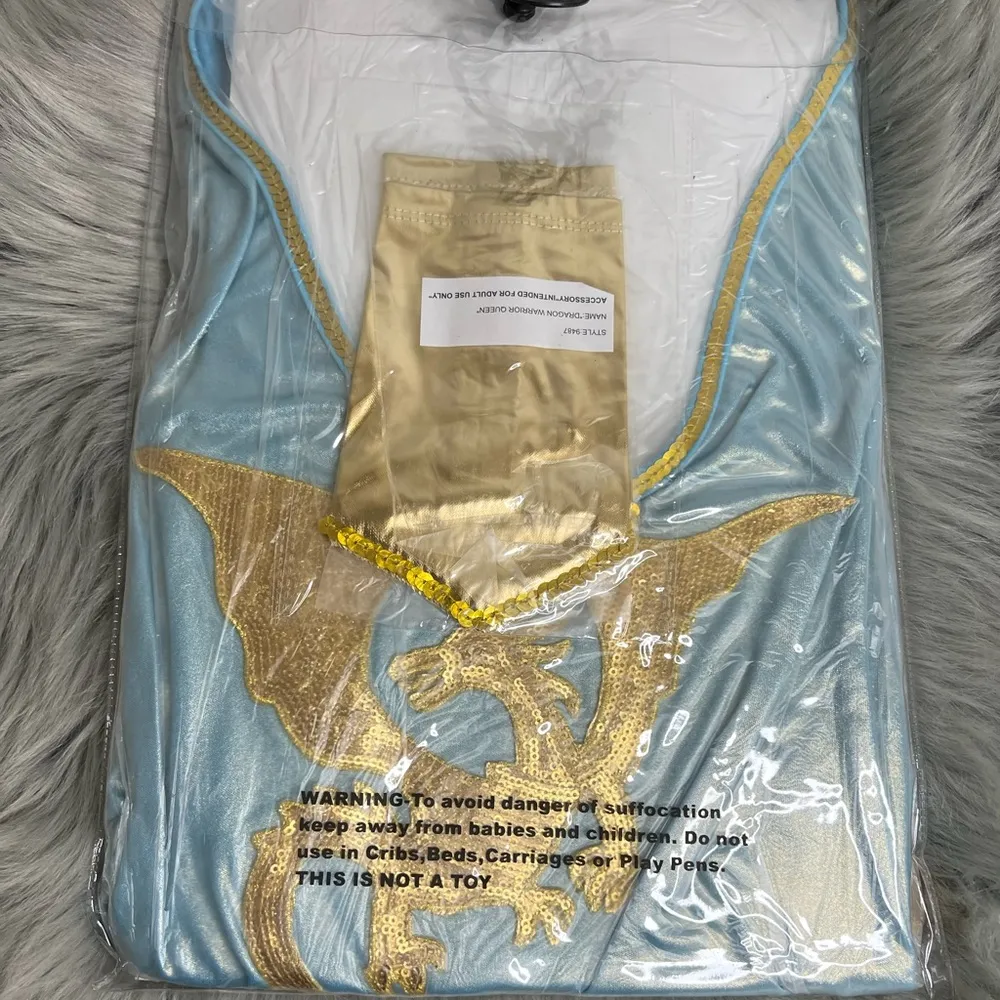 NWT Sexy 2pc Dragon Warrior Queen Halloween Costume sz Small - Image 6