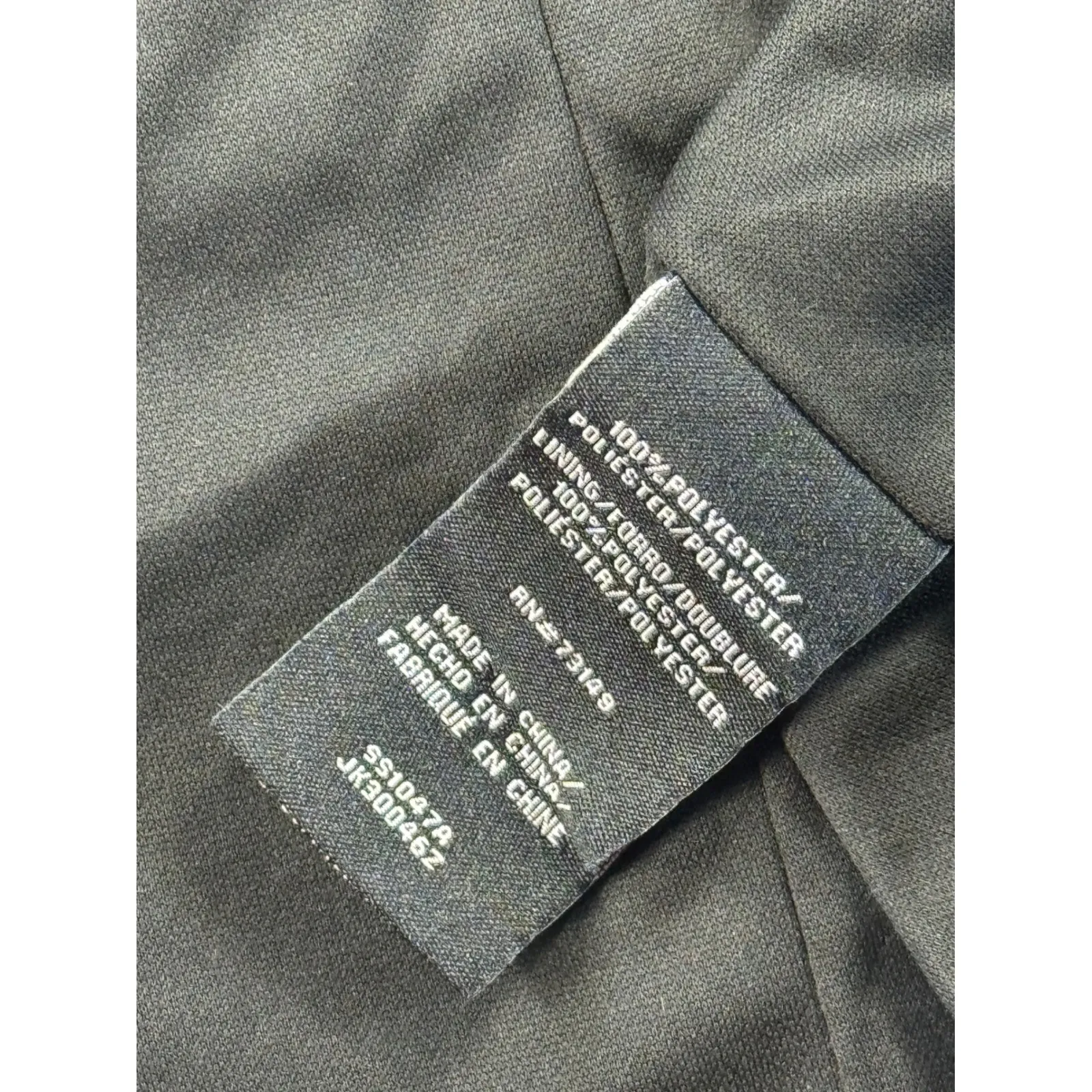 BBJ Los Angeles Women's Black Grid Pattern‎ Blazer XL - Image 7