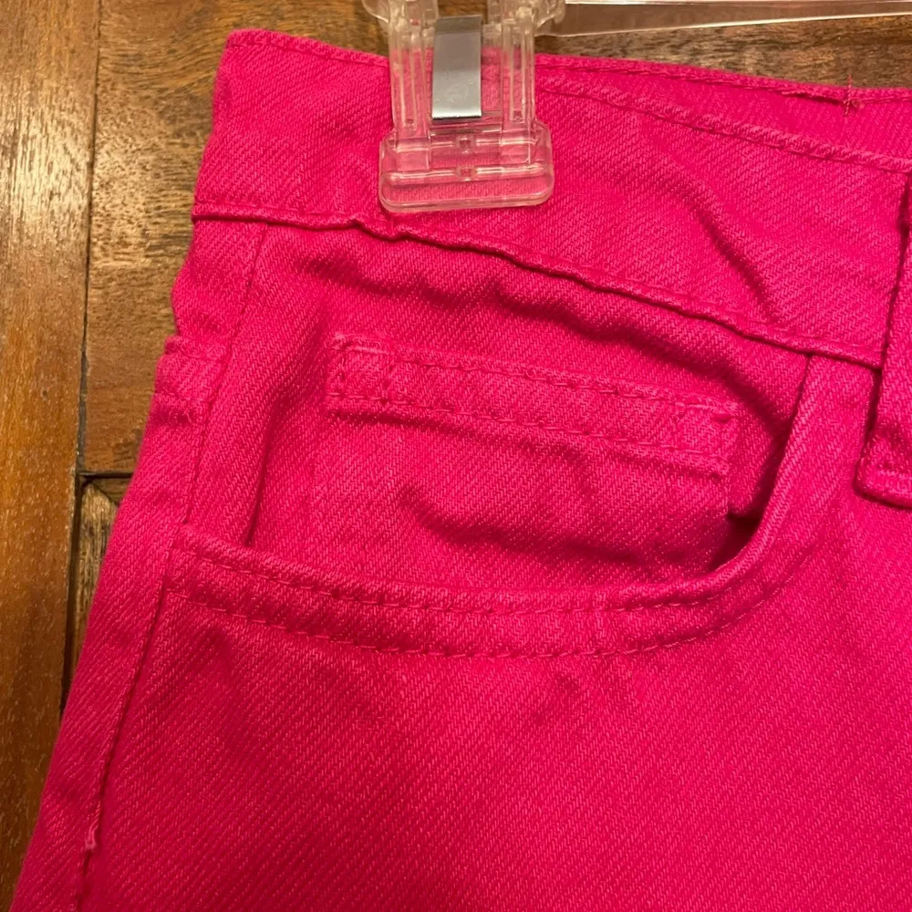 Nasty Gal Collection Women Hot Pink Denim Jeans-4 - Image 3