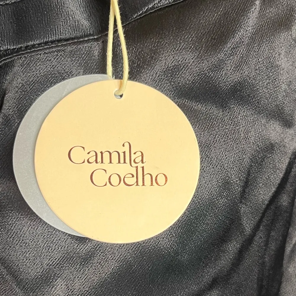 NEW Camila Coelho Charlie Mini Dress in Black size XL - Image 7