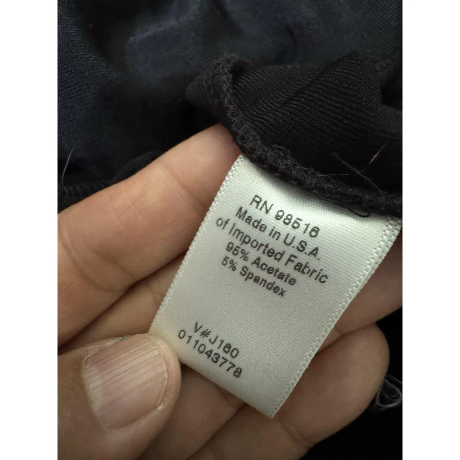 Y2k‎ shabby Chic Coldwater Creek Black Slinky Stretchy Maxi Dress XL Whimsigoth - Image 3