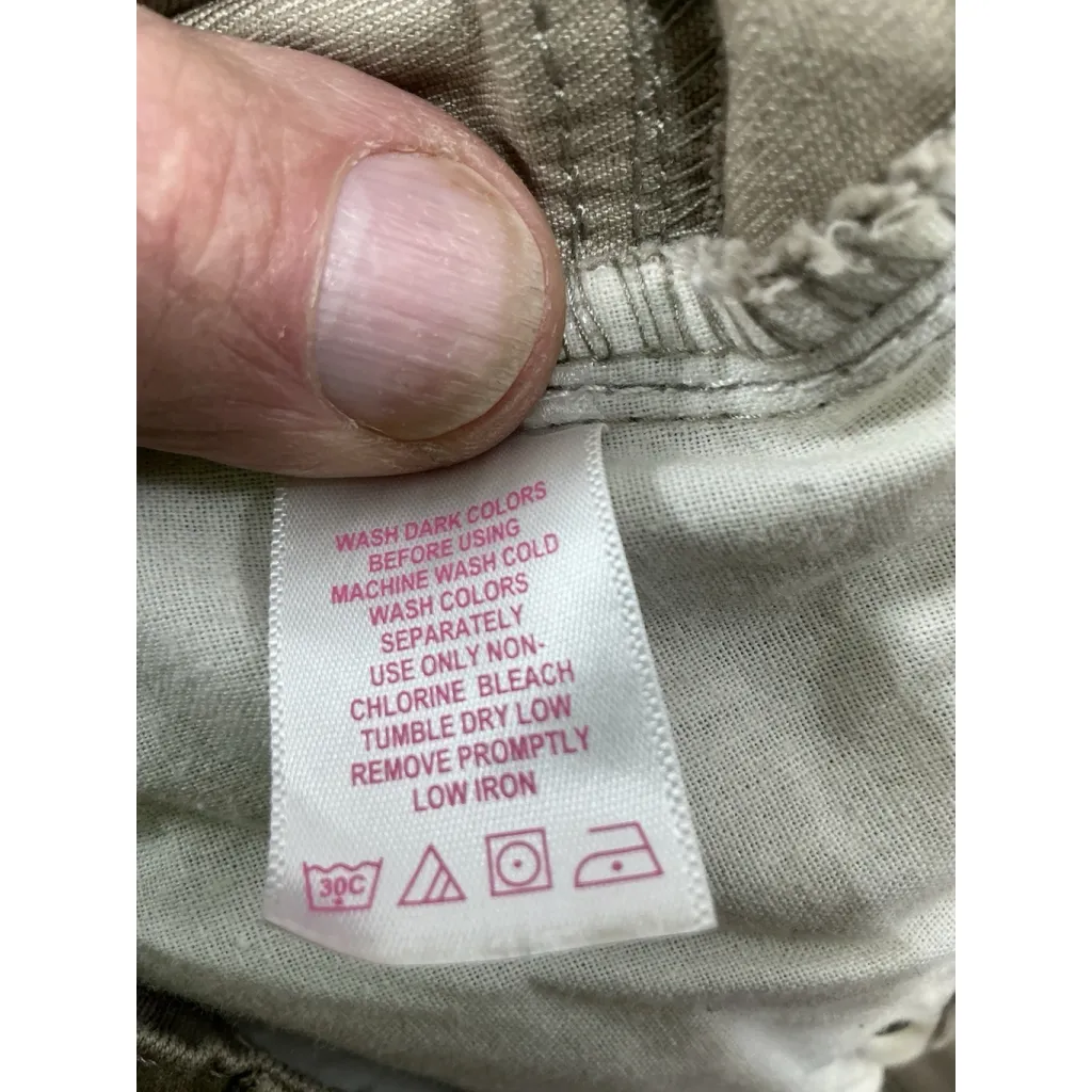 Womans Excellent Condition Woman Within Tan Jeans Size 24 W 0133/S-3 - Image 4